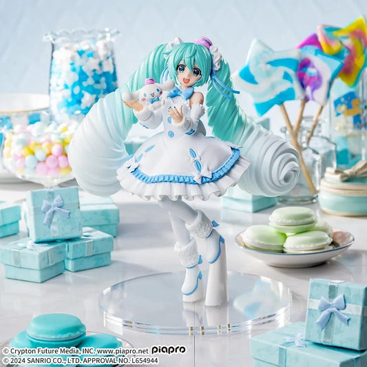 Hatsune Miku Cinnamoroll Luminasta Figure White Dress Ver. SEGA JAPAN